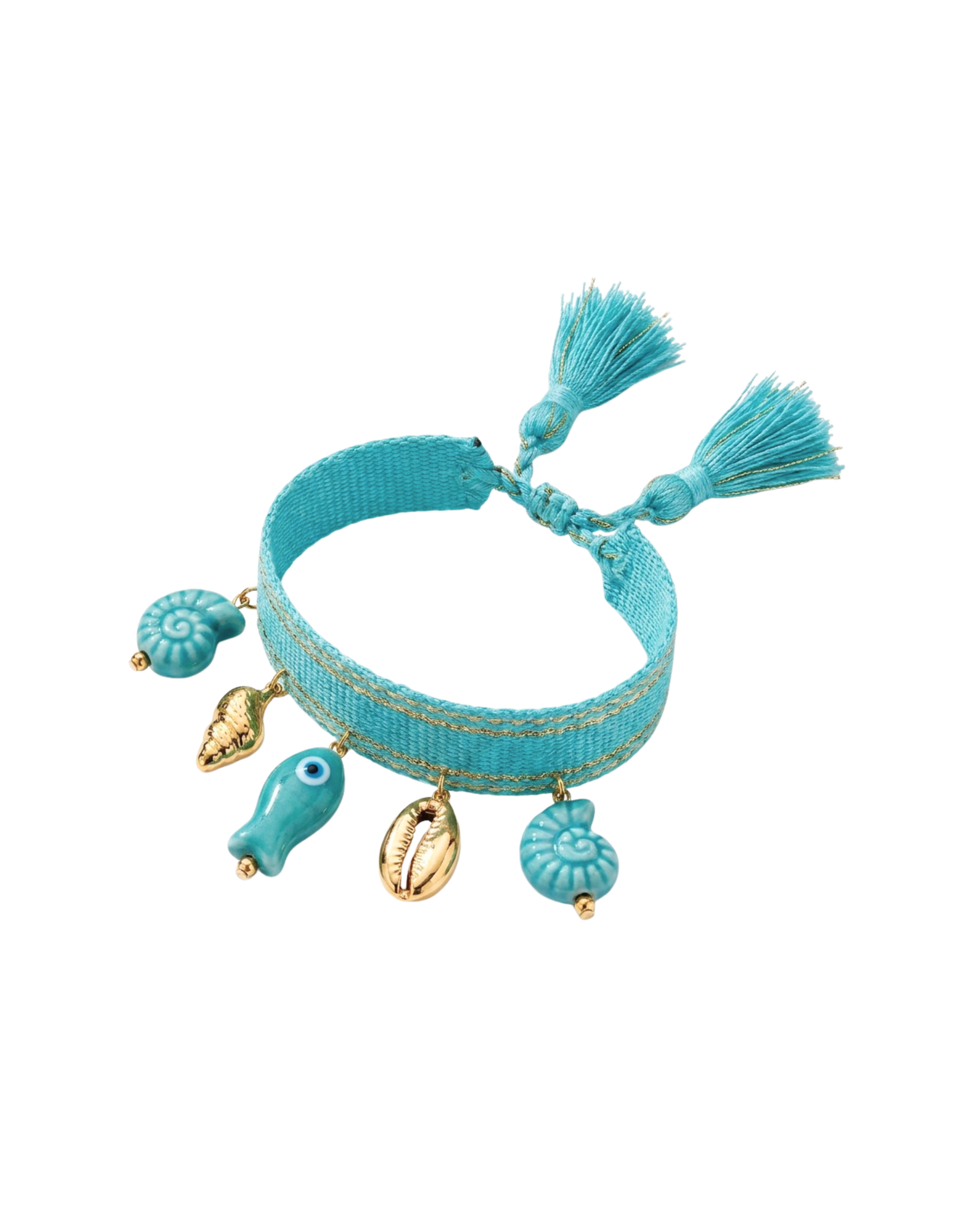 BRACELET TISSU CHARMS