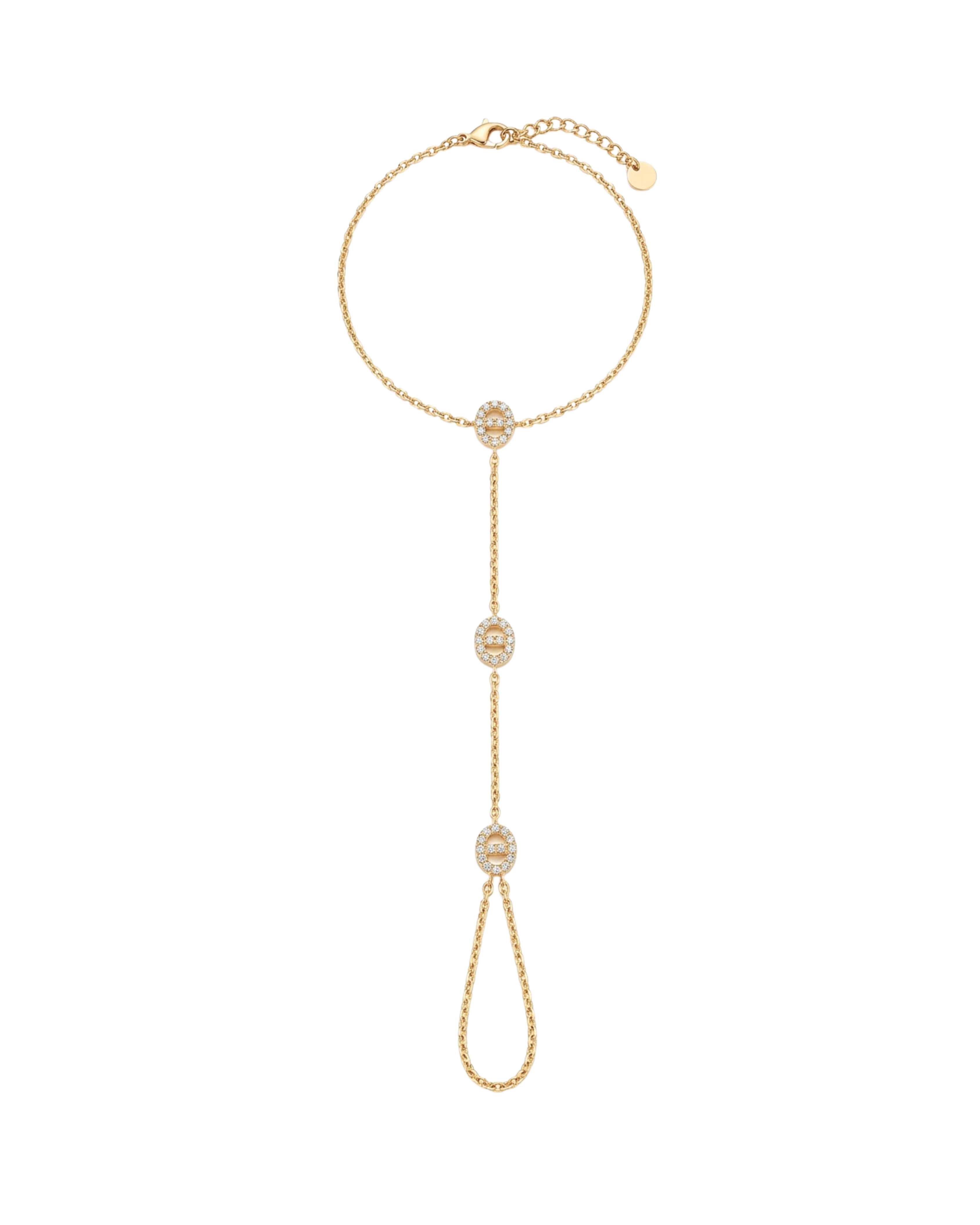 CHAÎNE DE MAIN ATHENA STRASS