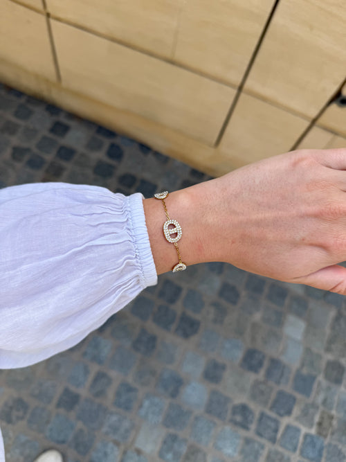 BRACELET ATHENA STRASS
