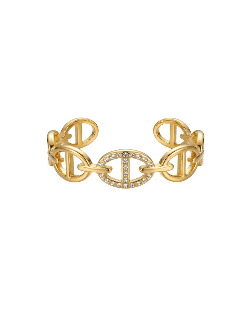 BRACELET JONC LOLA STRASS