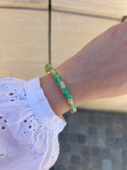 BRACELET JONC FLORAL