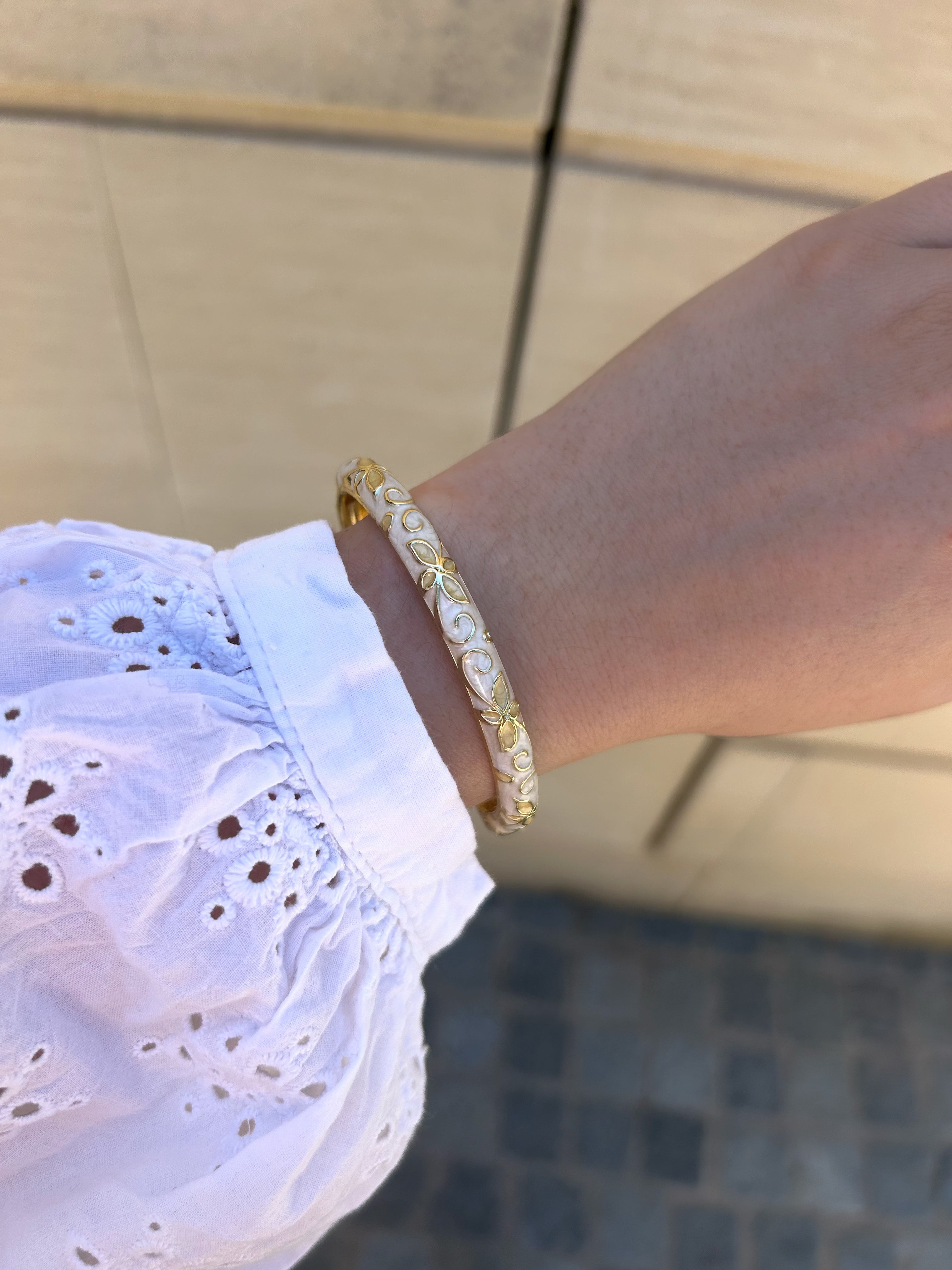 BRACELET JONC WHITE
